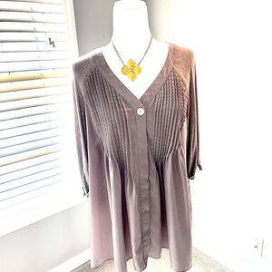 Chic Women's Taupe Blouse